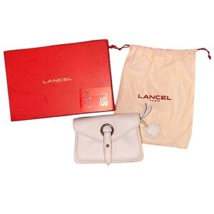 Lancel White Leather Wallet with Dustbag and Box (NEW)